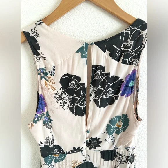 FREE PEOPLE dress / sure thing pastel floral tiered maxi dress / size S - Picture 8 of 8